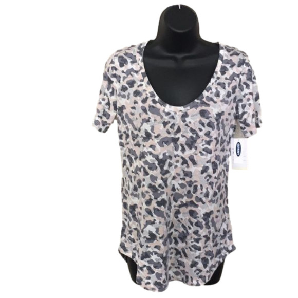 𝅺OLD Navy Active Go-Dry Exercise Workout Shirt Top - Picture 1 of 8